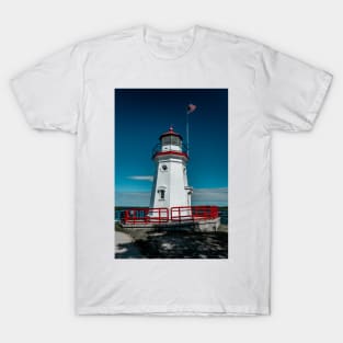 Cheboygan Crib Light Lake Huron Michigan T-Shirt